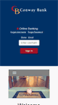 Mobile Screenshot of conwaybank.net